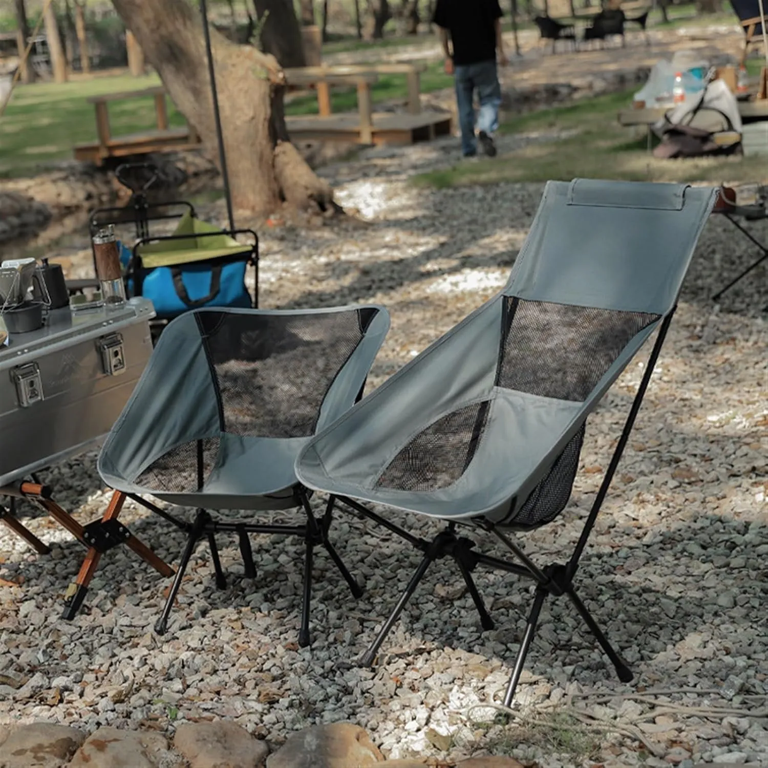 Portable Stool Portable Folding Chair Can Be Stored Fishing Small Stool Painting Sketching Backrest Chair Breathable Mesh Picnic Chair Folding Stool(Black,13.8 * 12.2 * 24in)
