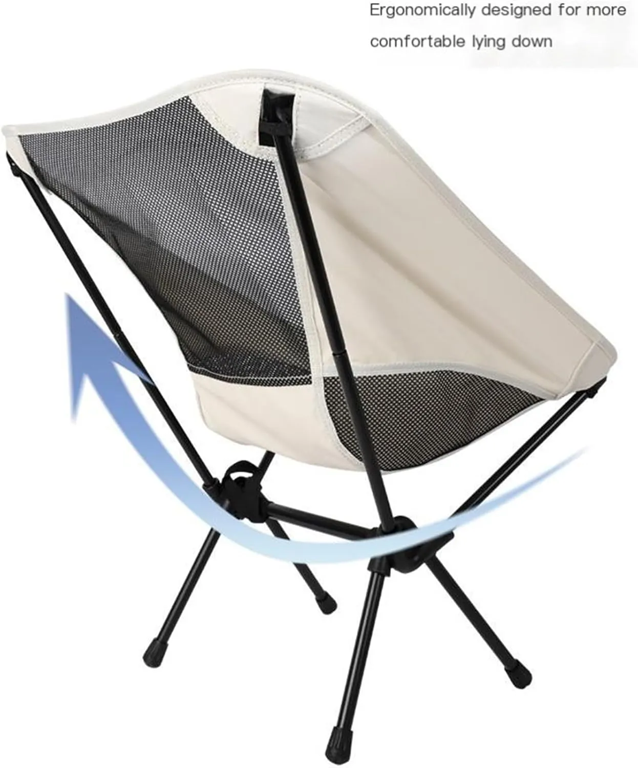 Portable Stool Portable Folding Chair Can Be Stored Fishing Small Stool Painting Sketching Backrest Chair Breathable Mesh Picnic Chair Folding Stool(Black,13.8 * 12.2 * 24in)