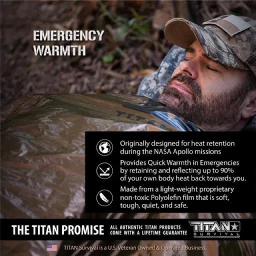 Premium Quality Emergency Survival Kit / Bugout Bag (25 Items)