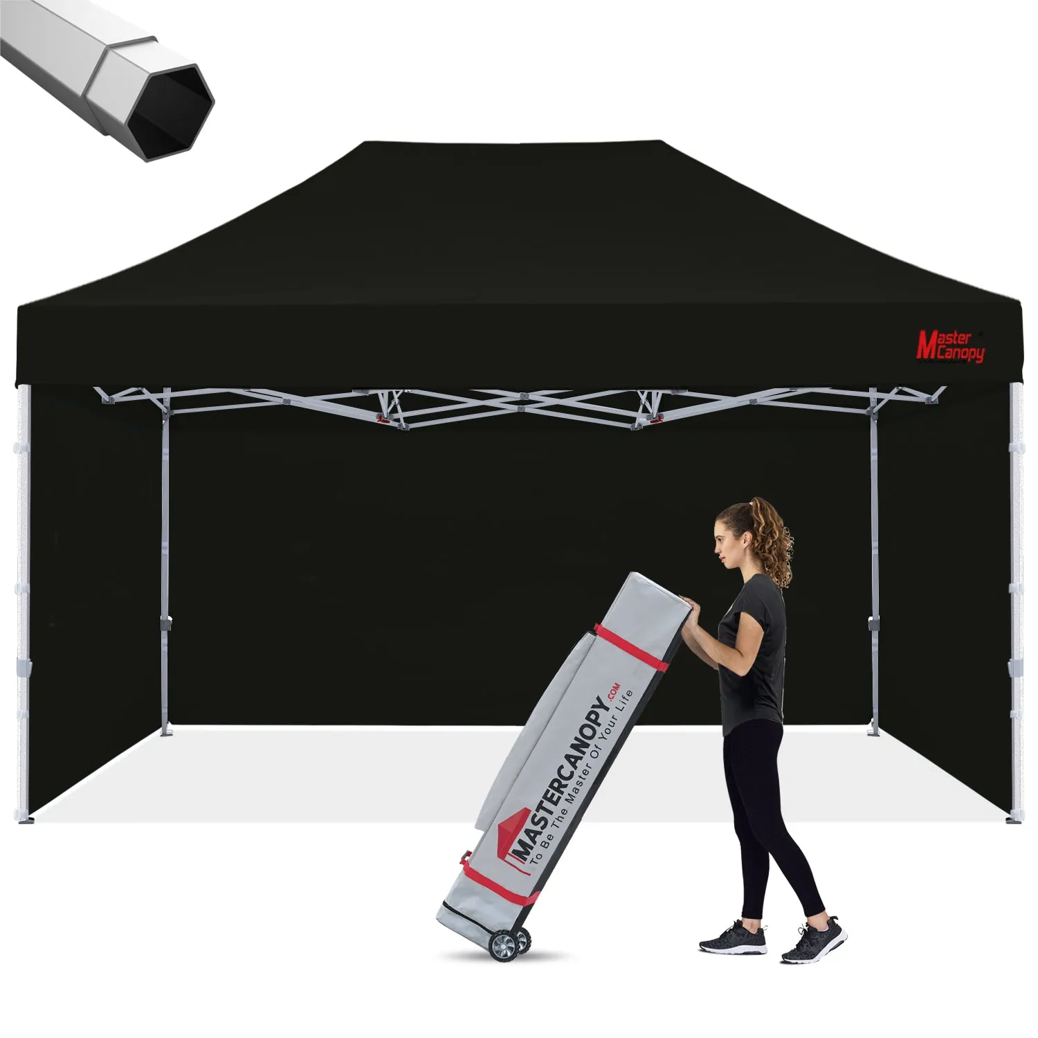 Premium Series Heavy Duty Pop Up 10x10/10x15/10x20 Instant Canopy with Sidewalls