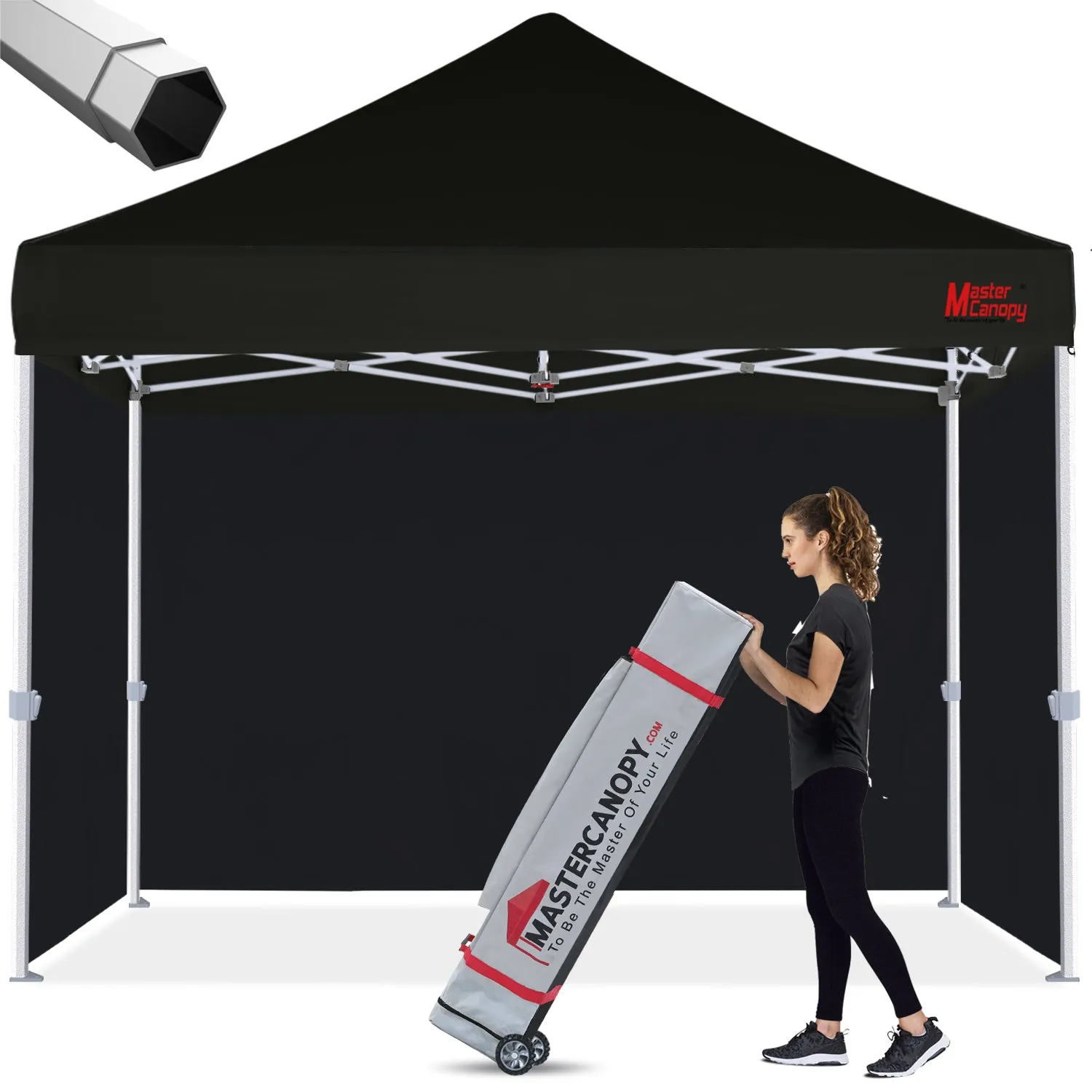 Premium Series Heavy Duty Pop Up 10x10/10x15/10x20 Instant Canopy with Sidewalls