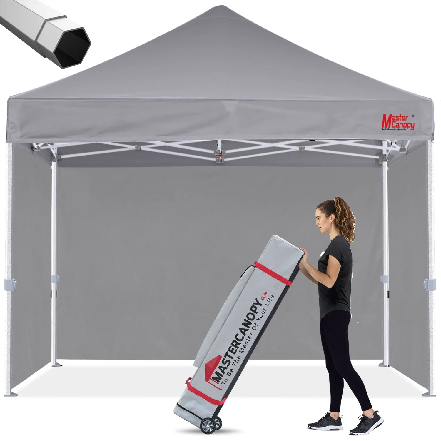 Premium Series Heavy Duty Pop Up 10x10/10x15/10x20 Instant Canopy with Sidewalls
