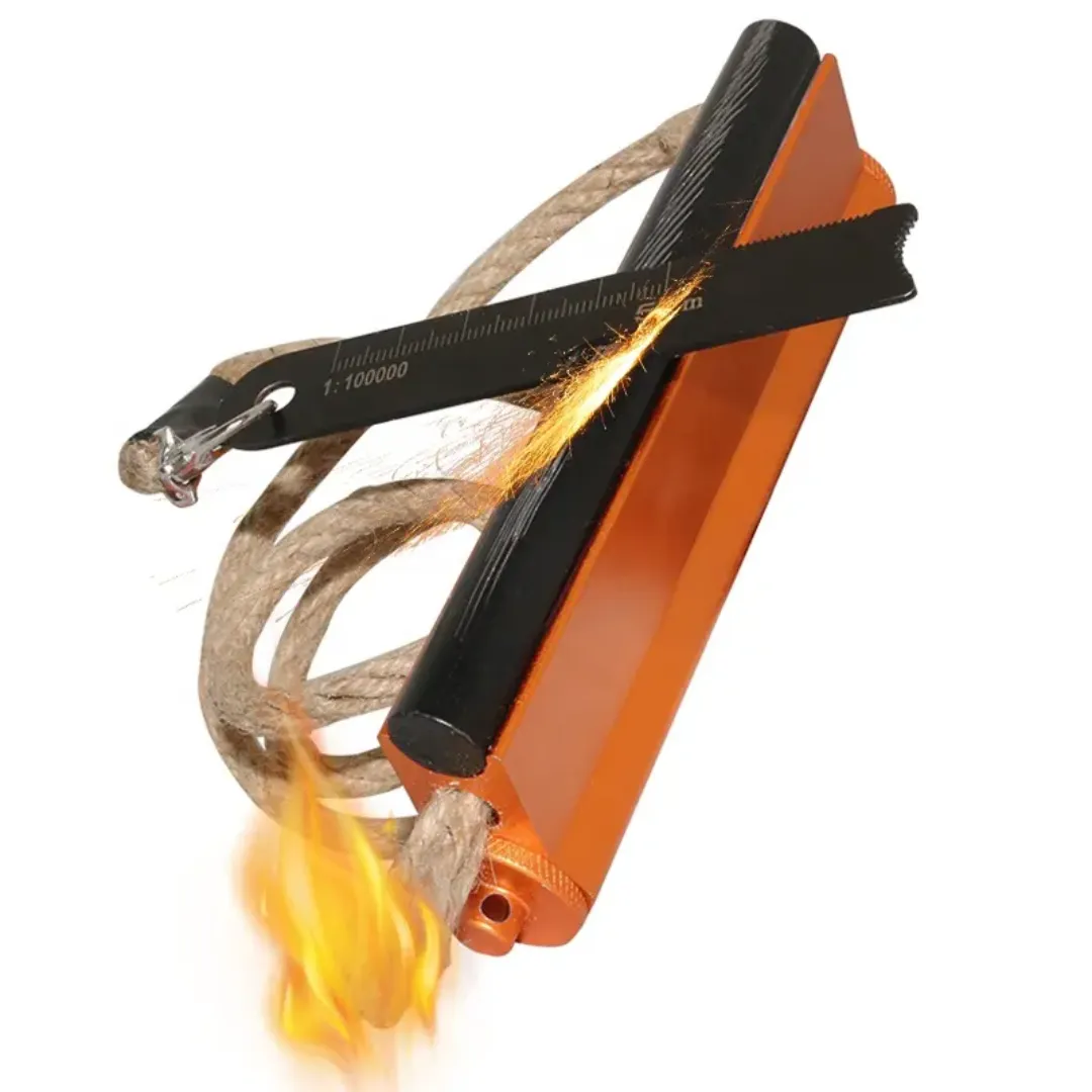 PrepPro® Campfire Torch Ferro Rod Fire Starter Kit – Waterproof, Field-Ready Ignition