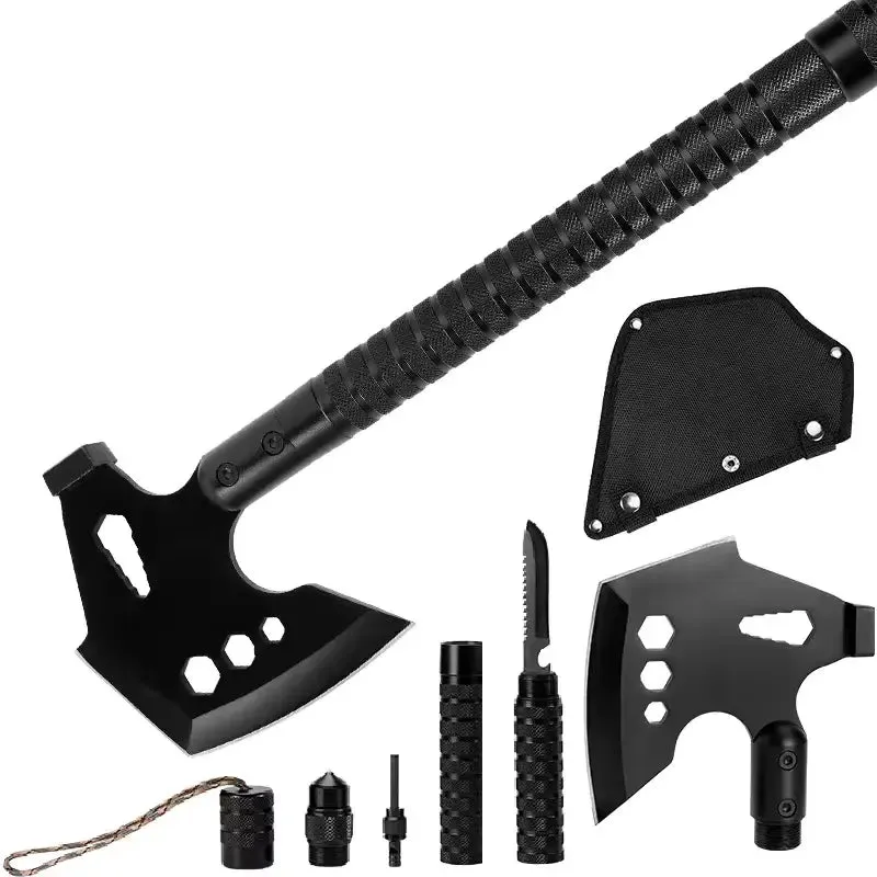 PrepPro Multifunctional Survival Axe | All-in-One Tactical Outdoor Tool
