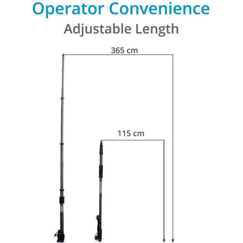 Proaim Carbon Fiber Boompole with XLR Cable (12')