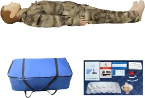 Professional Whole Body CPR Test Simulator (Adult), Training Kit with Medium Skin, Force School or Hospital CPR Training Kit
