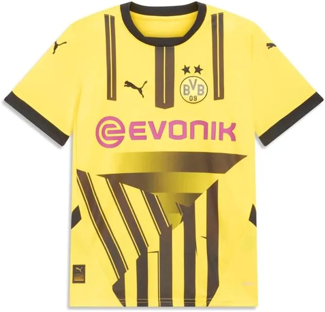 PUMA - Juniors BVB Cup Jersey Replica, Color Faster Yellow/Black, Size: Small
