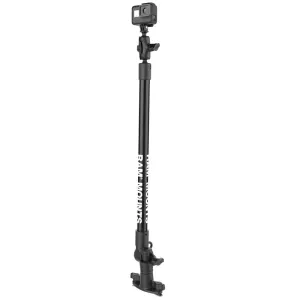 RAM Tough-Pole 24" Camera Mount with Single Pipe & Dual Track Base (RAP-411-18-A-GOP1) (sku 51171)
