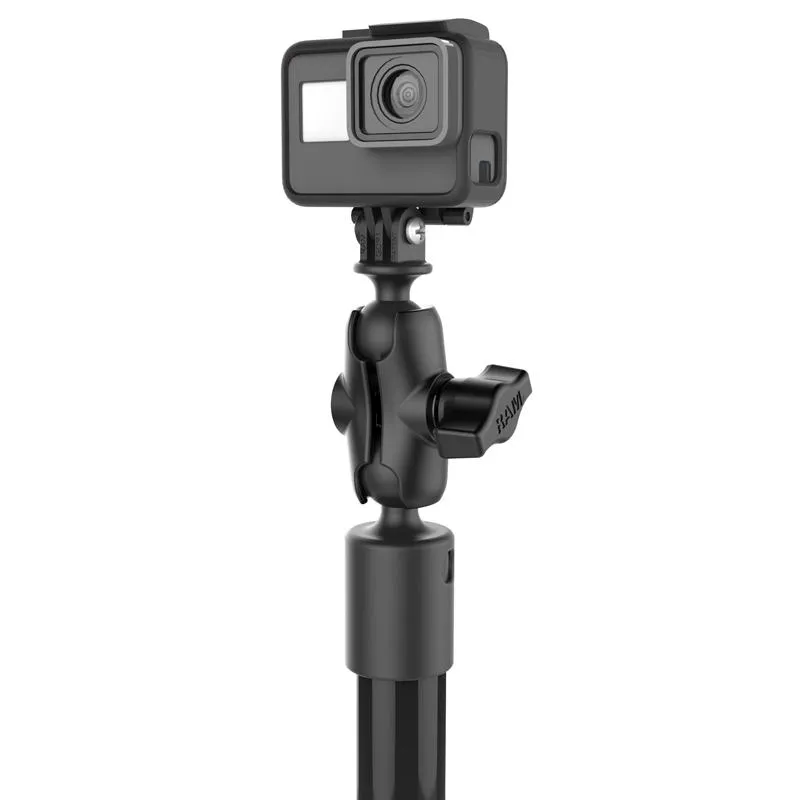RAM Tough-Pole 24" Camera Mount with Single Pipe & Dual Track Base (RAP-411-18-A-GOP1) (sku 51171)