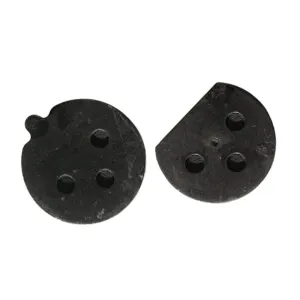 RAParts 15/920103 Hand Brake Pad Pair (Round) Fits JCB Backhoe 3CX 4CX 478/00849