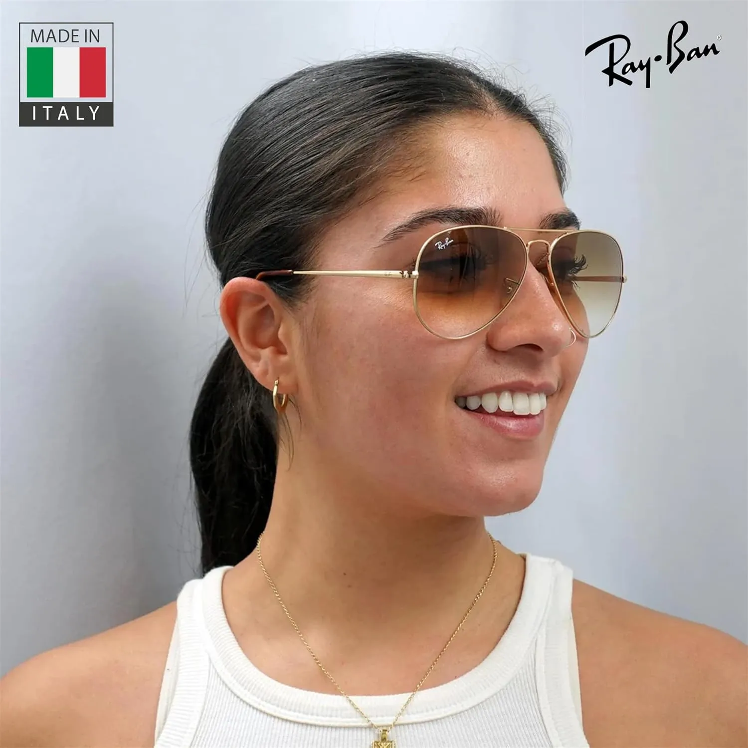 Ray-Ban RB3689 Aviator Metal II Sunglasses for Men and Women With Eyewear Kit Bundle- Timeless Classic Sun Glasses