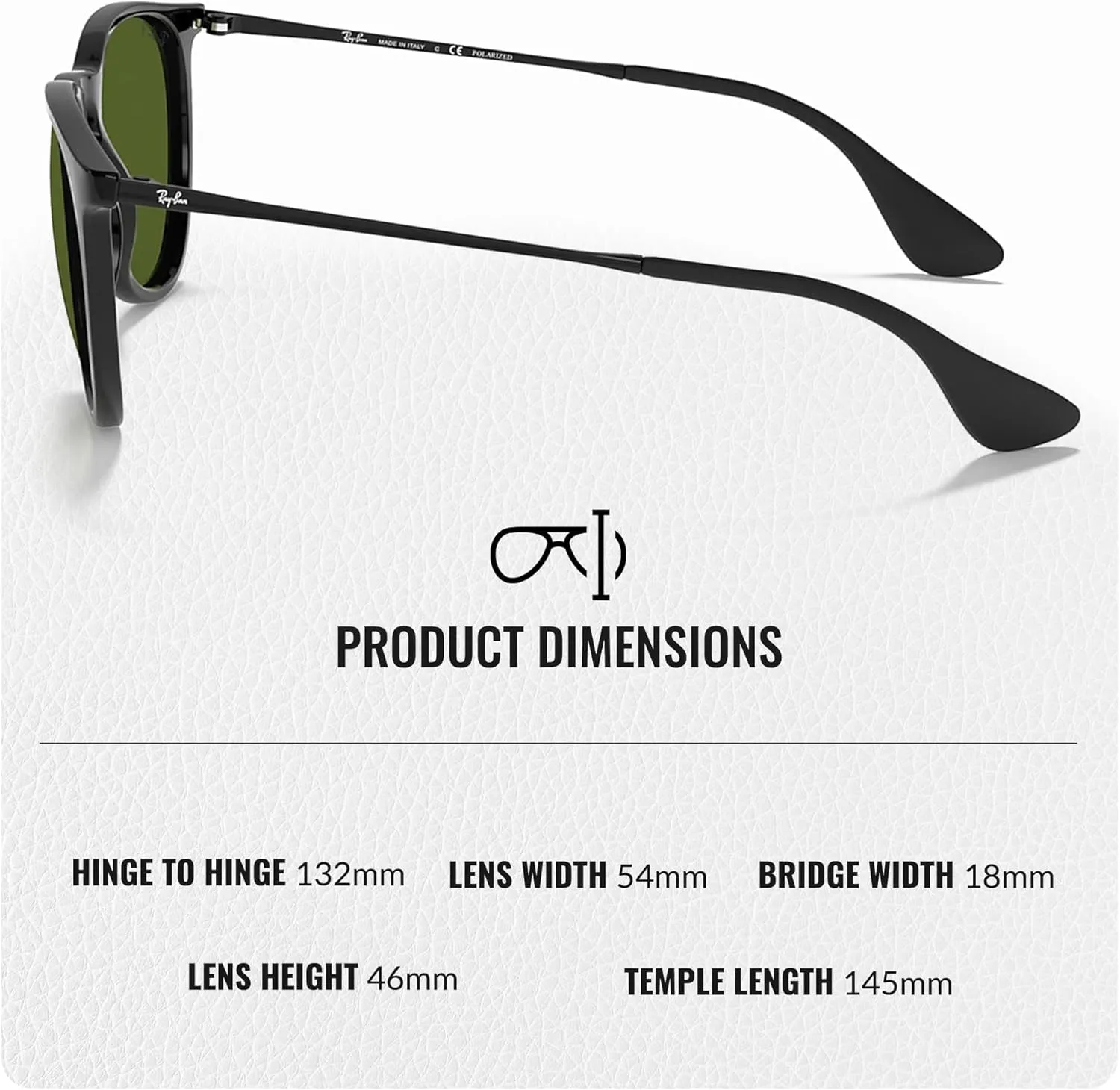 Ray-Ban RB4171 ERIKA Classic Phantos Shape Sunglasses With Eyewear Kit Bundle - High Bridge Fit - Retro Sunglasses