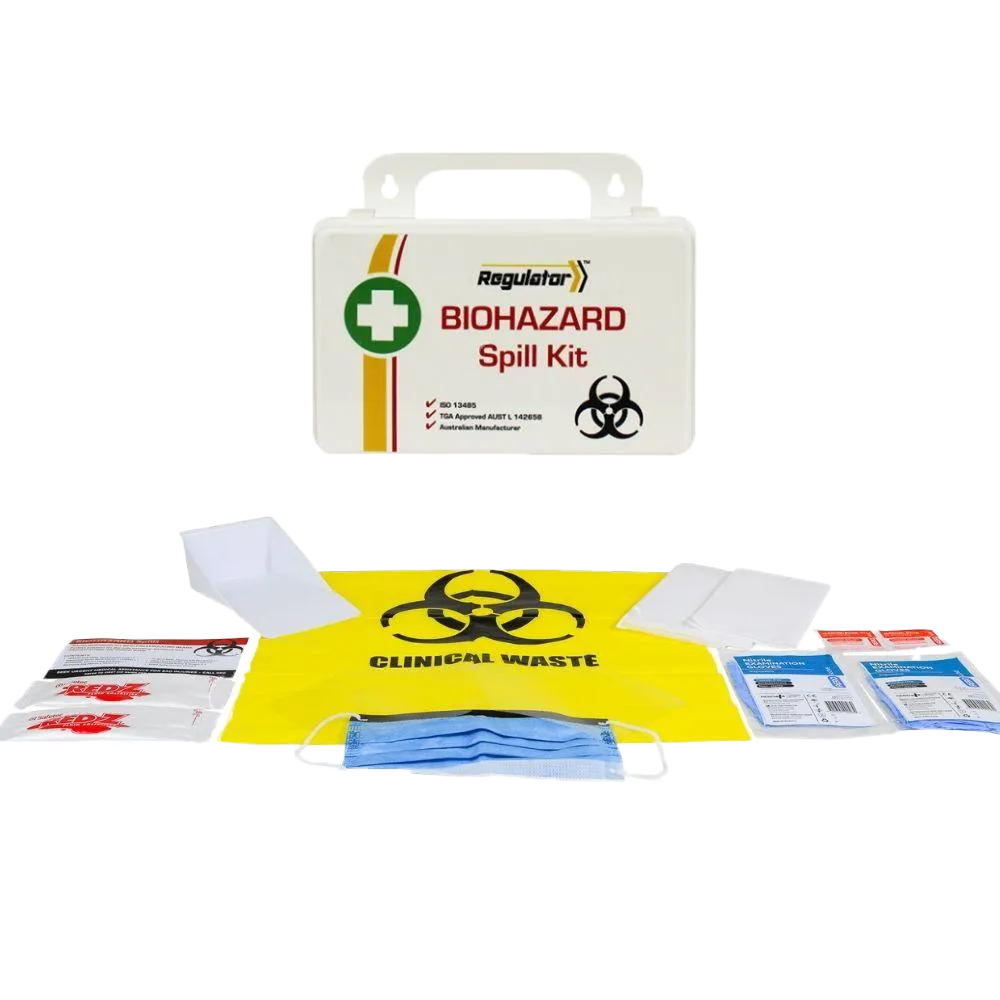 Regulator Biohazard Spill Kit First Aid Kit