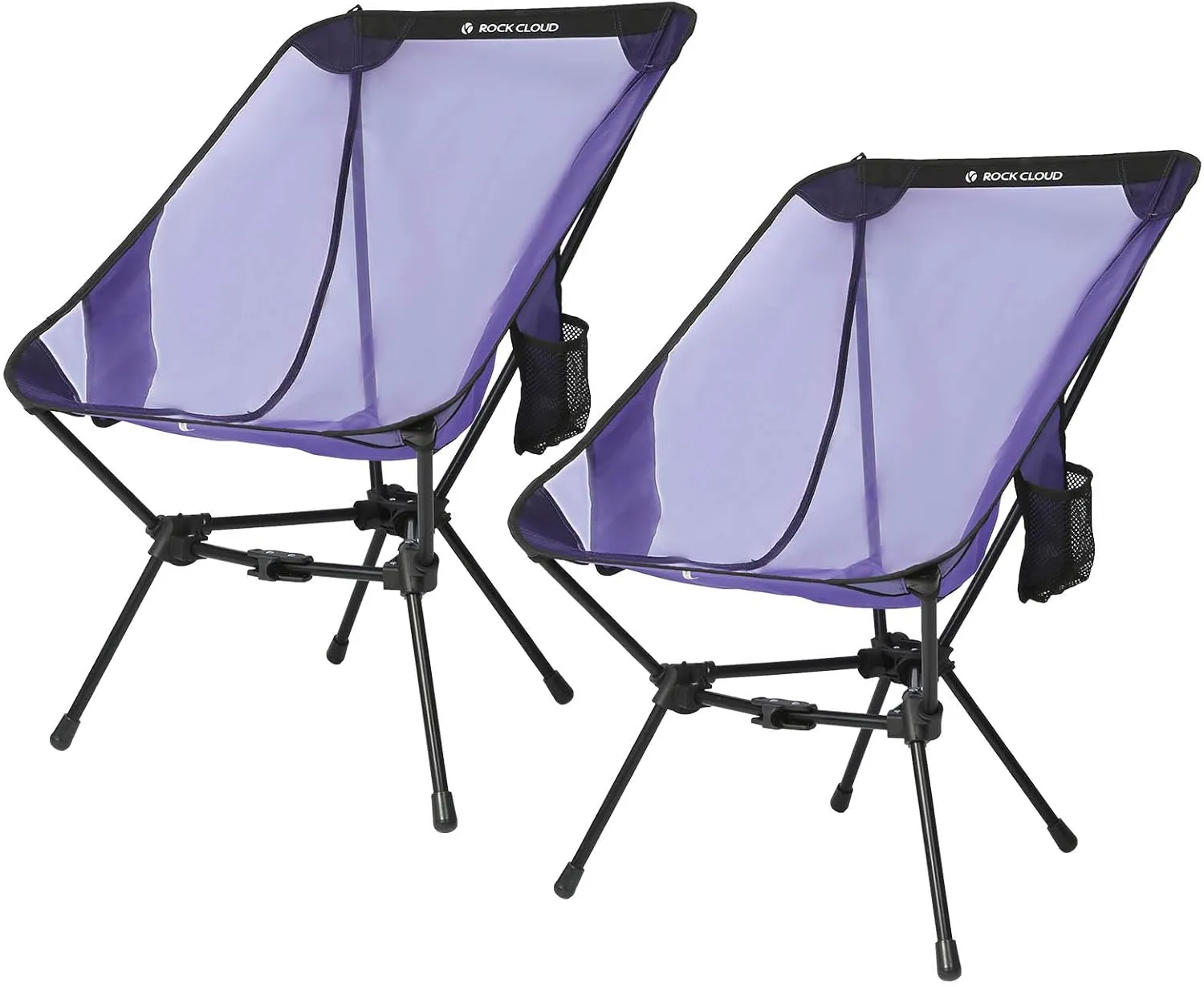 ROCK CLOUD Portable Camping Chair Ultralight Folding Chairs Compact Outdoor for Camp Hiking Backpacking Lawn Beach Sports