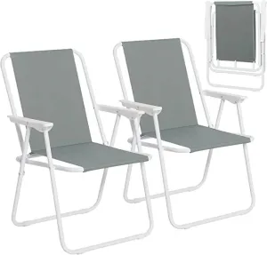 Rootz Camping Chair - Folding Chair - Ultralight Portable Seat - Stable & Durable - Comfortable Backrest - Folds Easily - 58cm x 53cm x 76cm