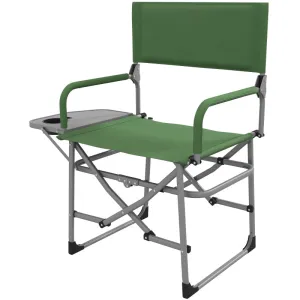 Rootz Folding Camping Chair - Outdoor Chair - Portable Seat - Rust-Proof Metal Frame - Tear-Resistant Oxford Fabric - 81W x 51D x 87H cm - Green