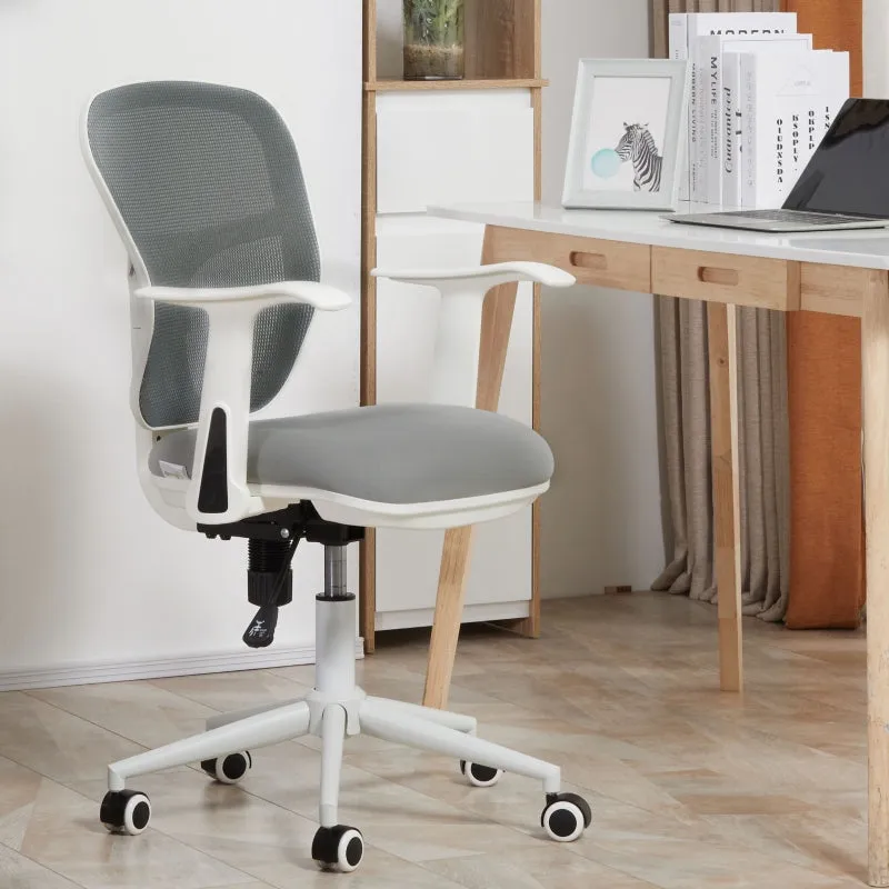 Rootz Vinsetto Office Chair - Ergonomic Desk Chair - Adjustable Computer Chair - Breathable Mesh - Easy Mobility - 57W x 58.8D x 88-96H cm