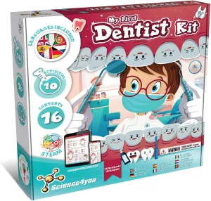 Science4you Dentist Kit for Kids - Dentist Toys for Kids   Doctors Kit with 10 Activities, Doctor Set with Dentist Games for Children, STEM Toys and Gifts for 5  Year Old Boys and Girls