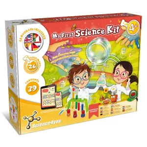 Science4you My First Science kit for Kids Age 4  - Kids Chemistry Set   Science kit with Educational Experiments, STEM Toys, Games, Birthday Gifts for Boys & Girls Age 4 5 6 