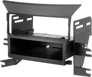 Scosche HA1711B Single DIN Radio Install Dash Kit with Integrated Storage Pocket Compatible with 2009-2011 Honda Pilot - Aftermarket Car Stereo Installation Kit - Does Not Fit Double DIN Radios
