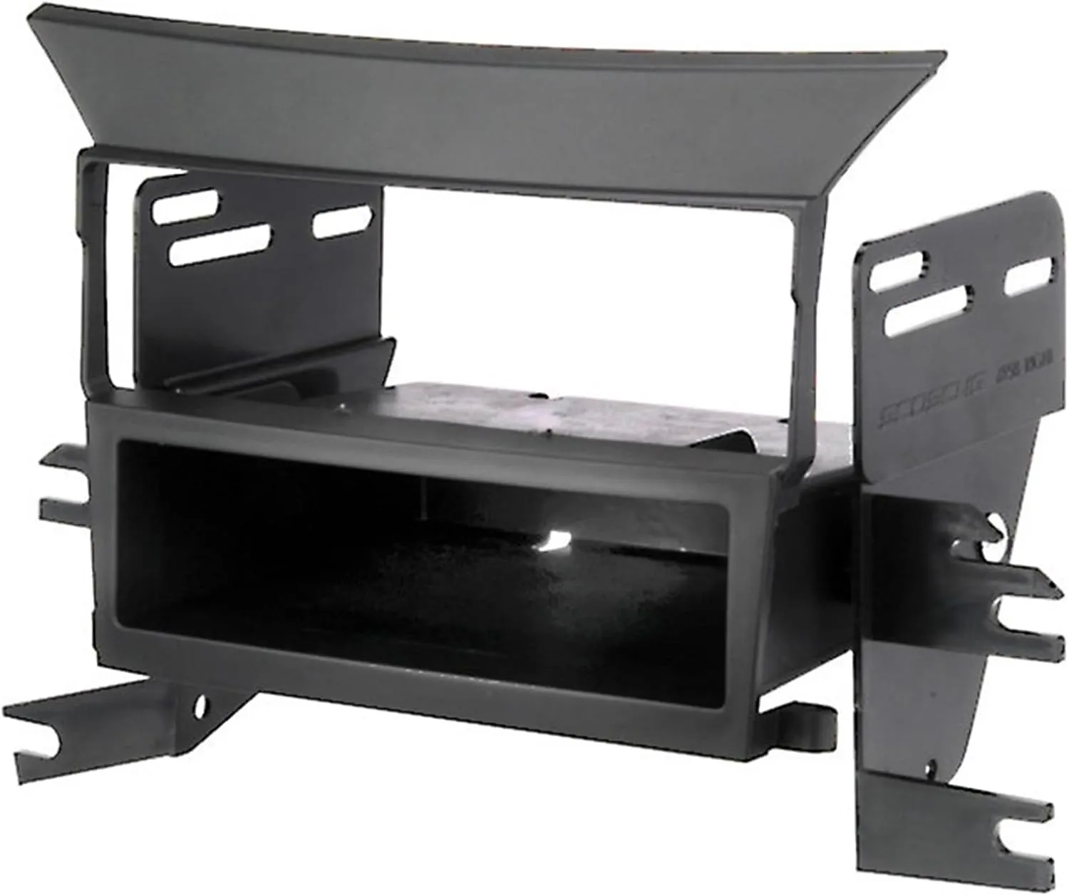 Scosche HA1711B Single DIN Radio Install Dash Kit with Integrated Storage Pocket Compatible with 2009-2011 Honda Pilot - Aftermarket Car Stereo Installation Kit - Does Not Fit Double DIN Radios