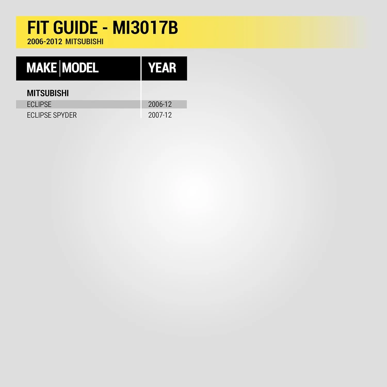 Scosche MI3017B Double DIN or Single DIN with Pocket Radio Install Dash Kit Compatible with Select 2006-2012 Mitsubishi Eclipse - Aftermarket Car Stereo Installation Kit - See Guide Image for Vehicles