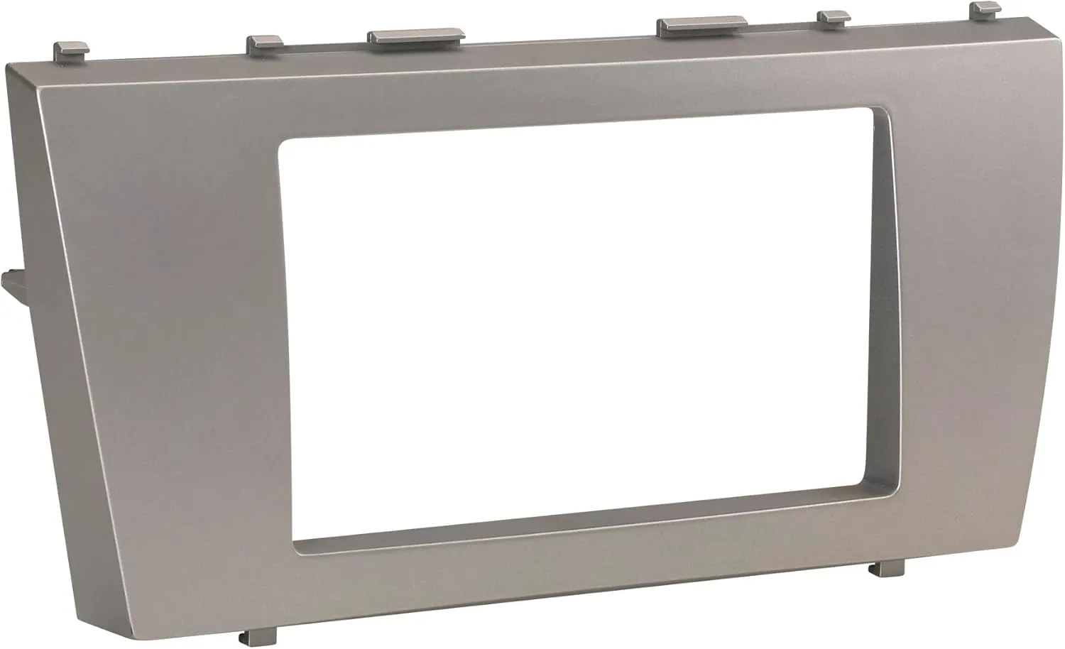 Scosche TA2058B Single or Double DIN Radio Installation Dash Kit Compatible with Select 2007-2011 Toyota Camry - 1 or 2 DIN Aftermarket Car Stereo Install Kit Radio Bracket - See Fit Guide in Images