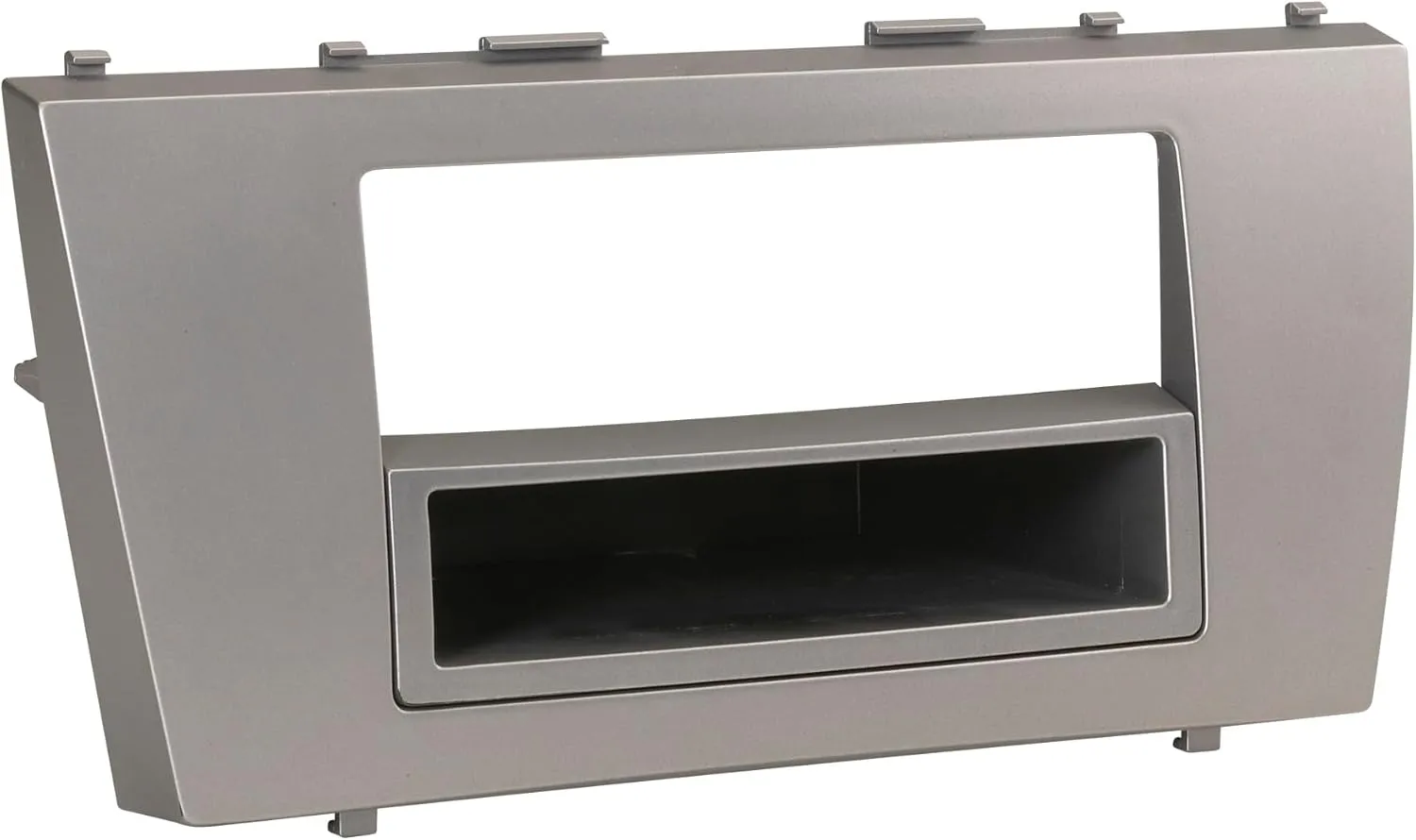 Scosche TA2058B Single or Double DIN Radio Installation Dash Kit Compatible with Select 2007-2011 Toyota Camry - 1 or 2 DIN Aftermarket Car Stereo Install Kit Radio Bracket - See Fit Guide in Images