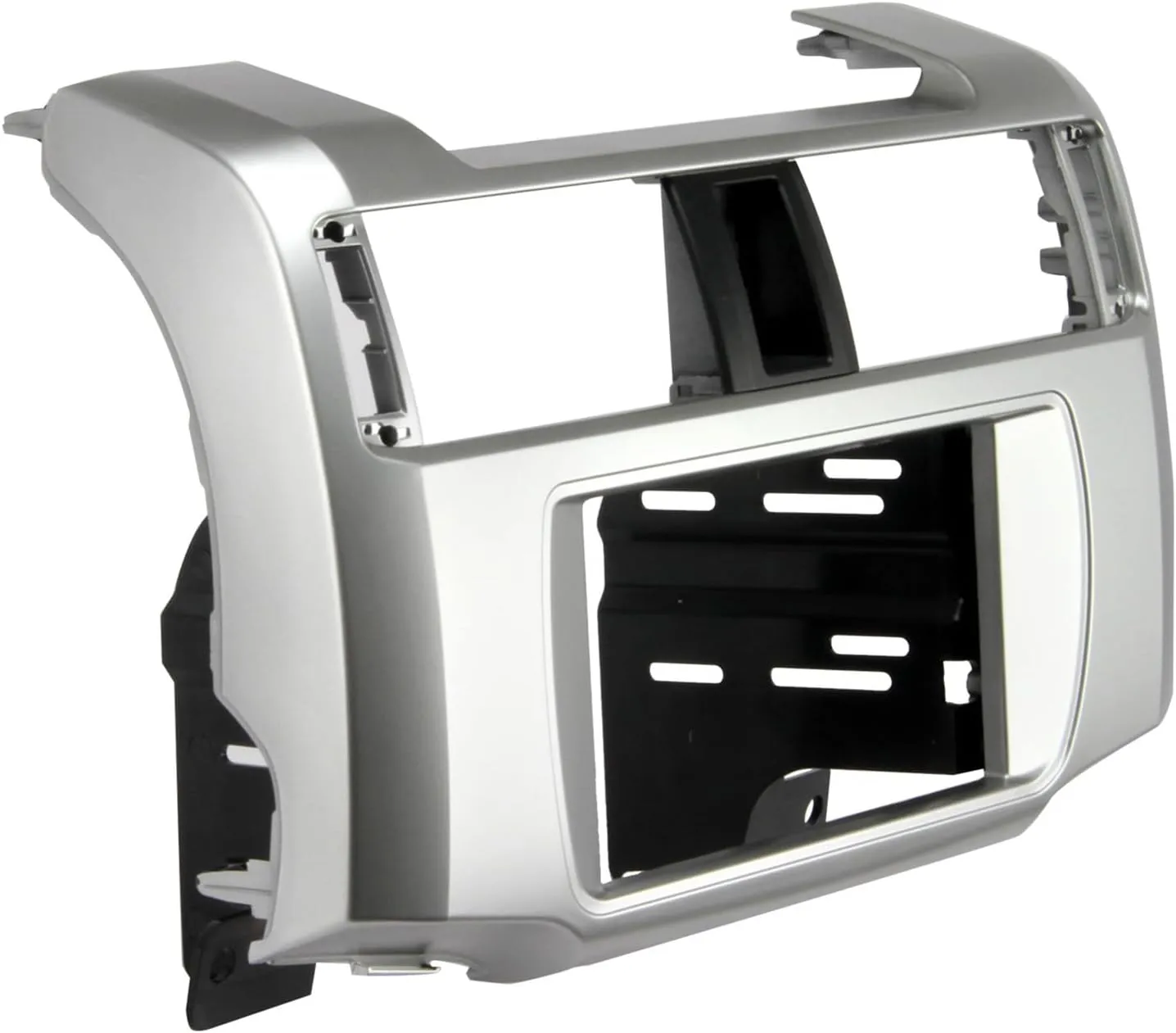 Scosche TA2106B Double DIN or Single DIN   Pocket Radio Install Dash Kit Compatible with Select 2010-2018 Toyota 4Runner - Aftermarket Car Stereo Installation - See Guide in Images for Vehicle Fitment