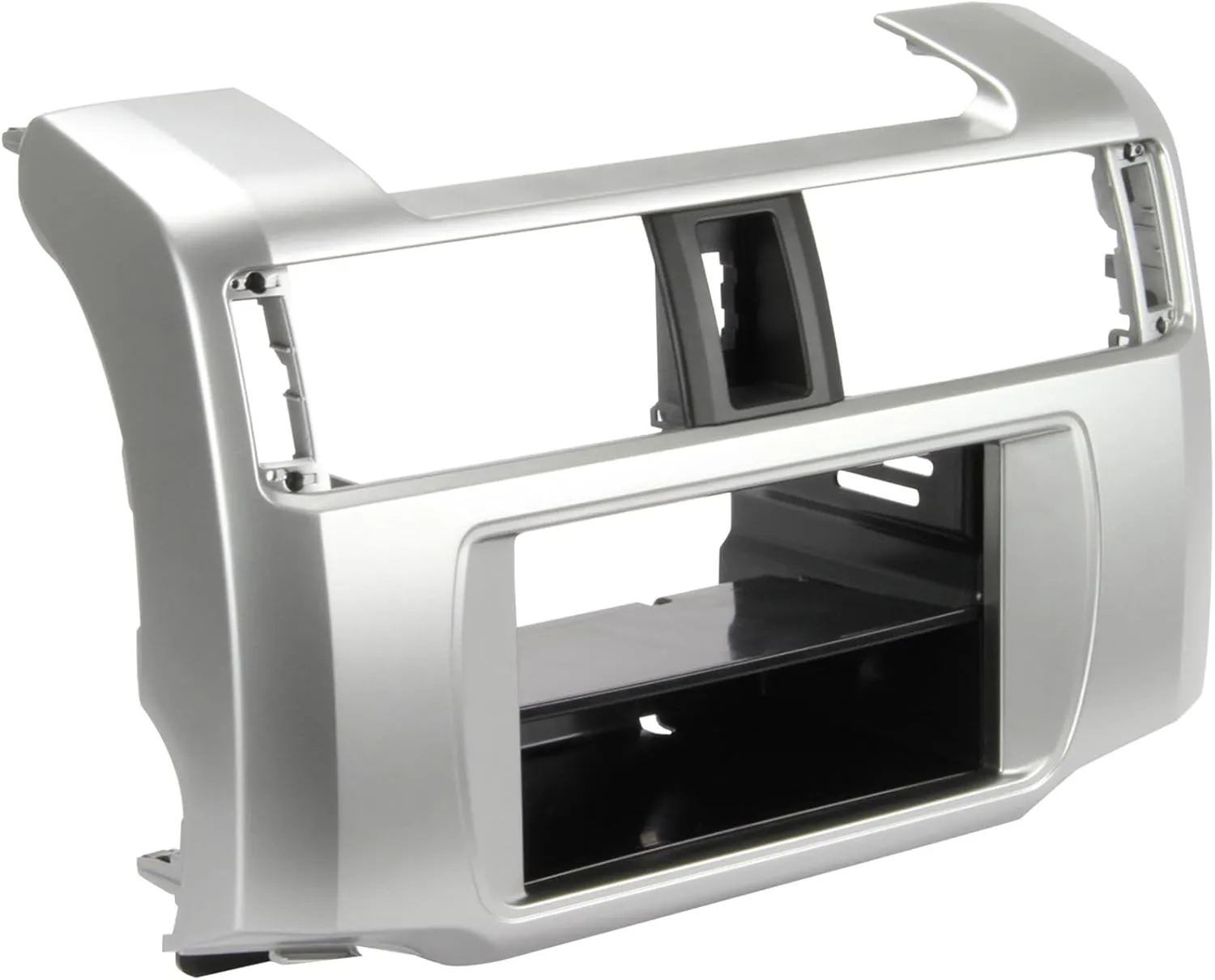 Scosche TA2106B Double DIN or Single DIN   Pocket Radio Install Dash Kit Compatible with Select 2010-2018 Toyota 4Runner - Aftermarket Car Stereo Installation - See Guide in Images for Vehicle Fitment