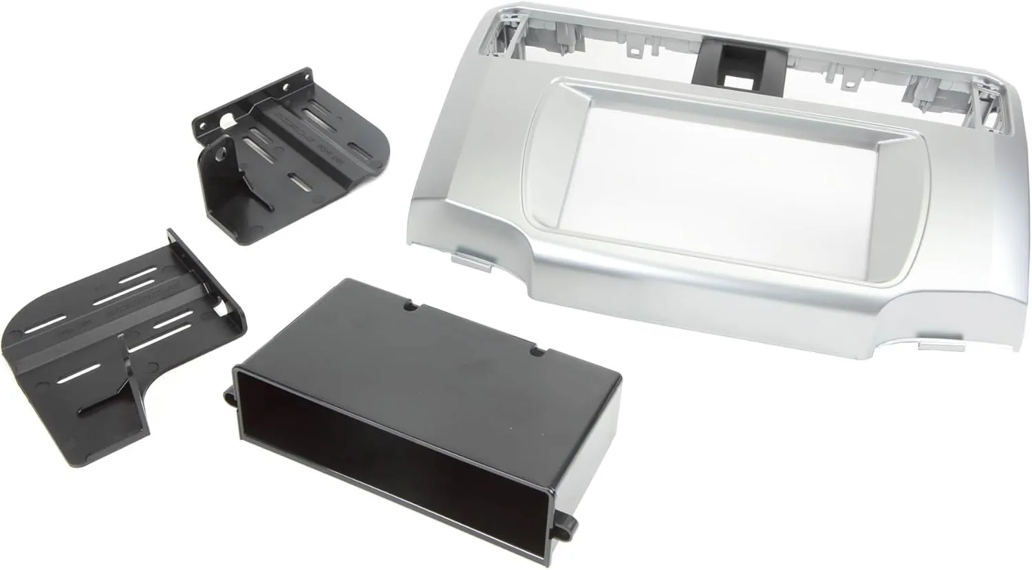 Scosche TA2106B Double DIN or Single DIN   Pocket Radio Install Dash Kit Compatible with Select 2010-2018 Toyota 4Runner - Aftermarket Car Stereo Installation - See Guide in Images for Vehicle Fitment
