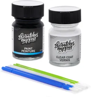 ScratchesHappen Exact-Match Touch Up Paint Kit - Graphite Shadow (KAD) for Infiniti - Essential (Paint   Clear Coat)