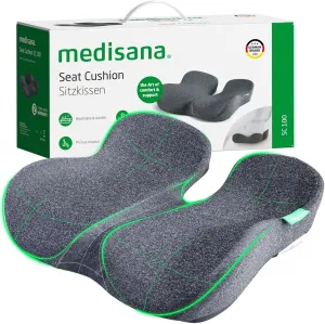 Seat Cushion - SC 100 Memory Foam Seat Cushions for Office Chairs, Car Seat, Wheelchair - Sciatica & Tailbone & Coccyx Pain Relief Pillow for Driver Sedentary People