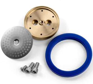 Shower Screen & Holder for Gaggia Classic - Tune Up Kit Replacement for IMS Precision Group Head Screen GA200IM, Bronze Shower Holder & Silicone Gasket