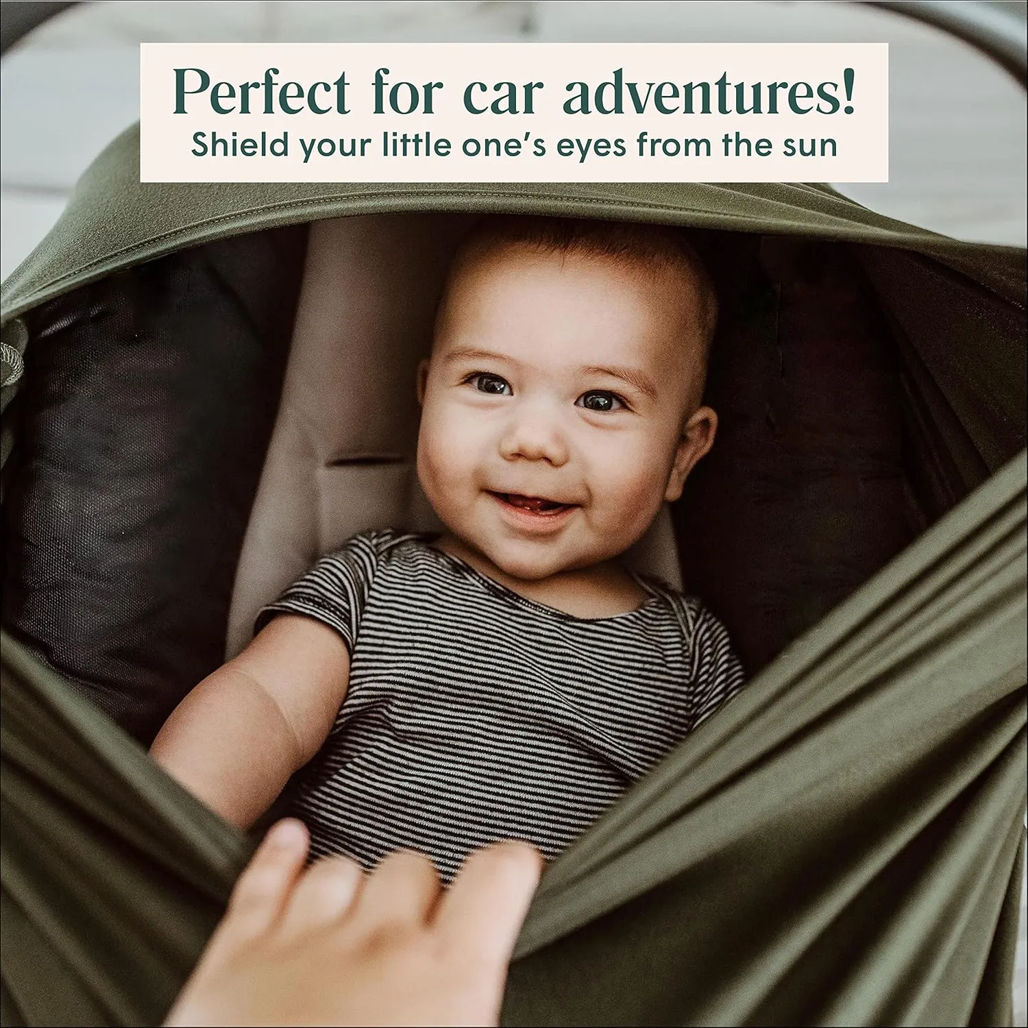 Simka Rose Breathable Nursing & Car Seat Cover for Baby - Breastfeeding Cover for Boy & Girl