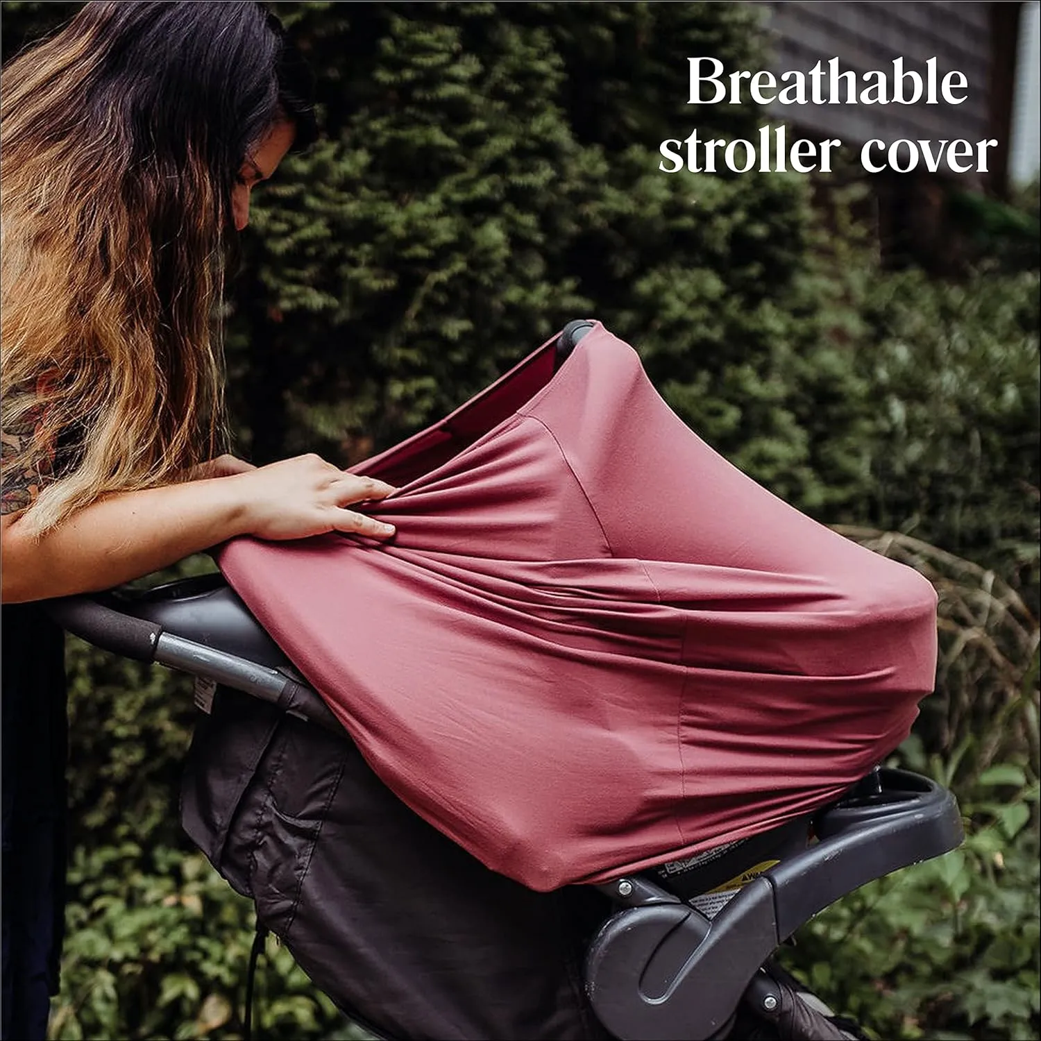 Simka Rose Breathable Nursing & Car Seat Cover for Baby - Breastfeeding Cover for Boy & Girl