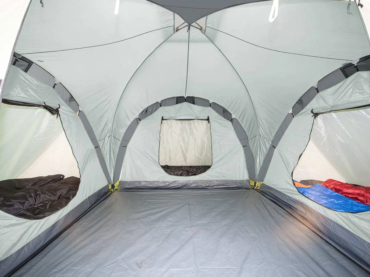 Skandika Daytona 6 Tent 6 Person in Grey with Orange Trim (SKA0013)