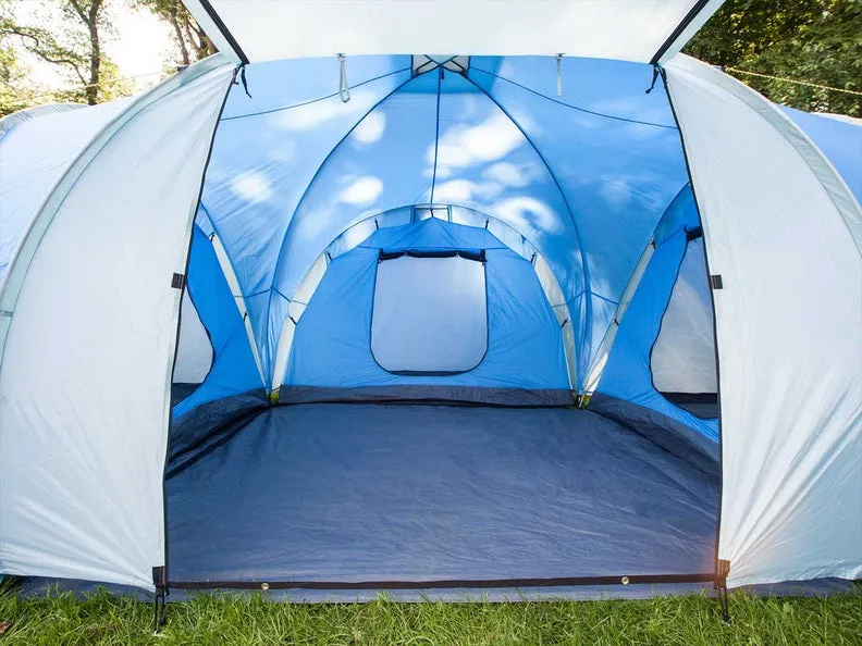 Skandika Daytona XXL 6 Person Tent in Two Tone Blue (SKA0022)