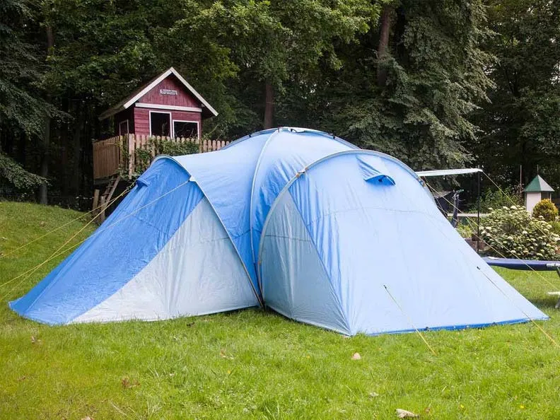 Skandika Daytona XXL 6 Person Tent in Two Tone Blue (SKA0022)