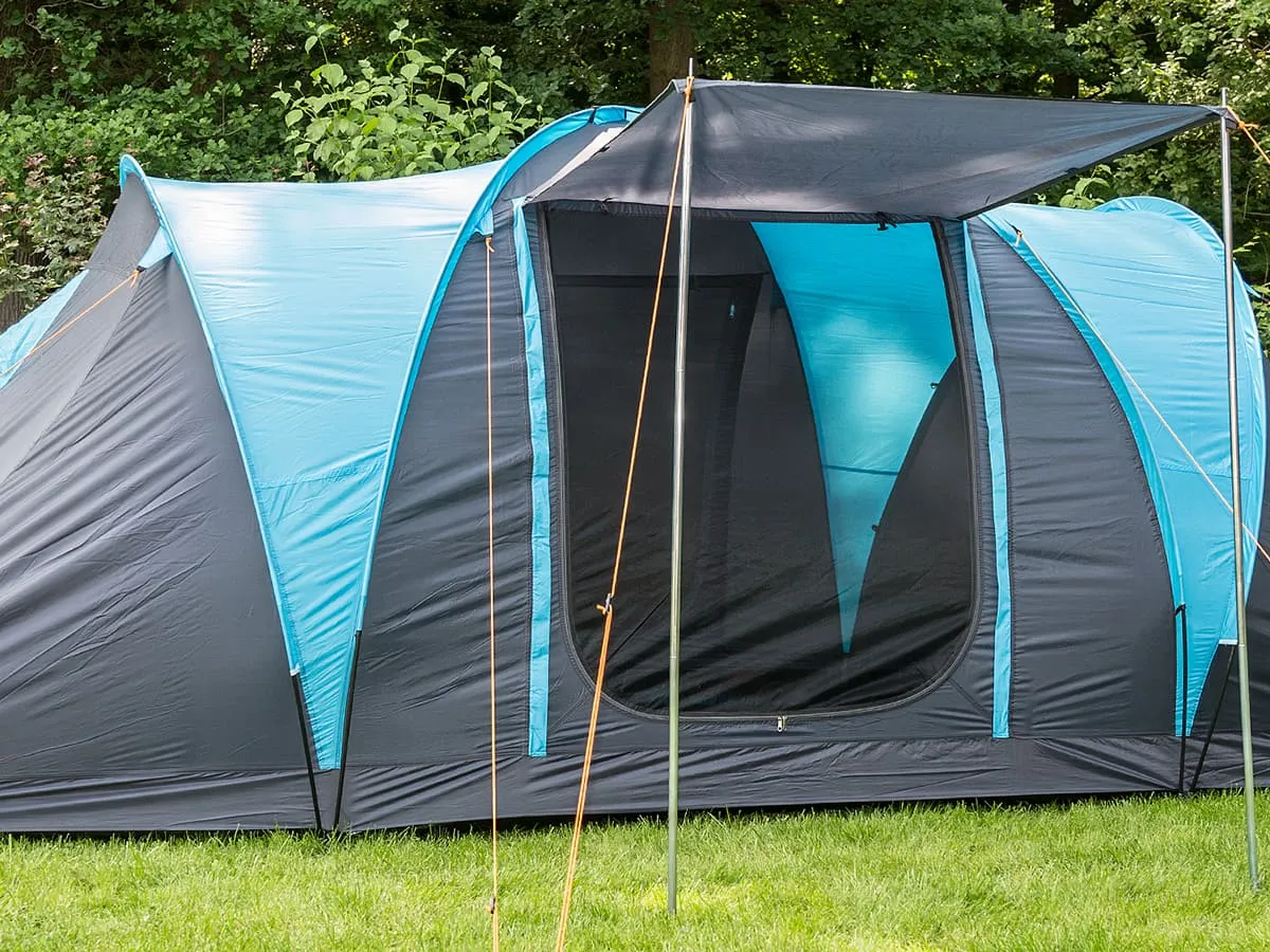 Skandika Hammerfest 6 Vis-A-Vis Tent 6 Person in Dark Grey & Light Grey (SKA0025)