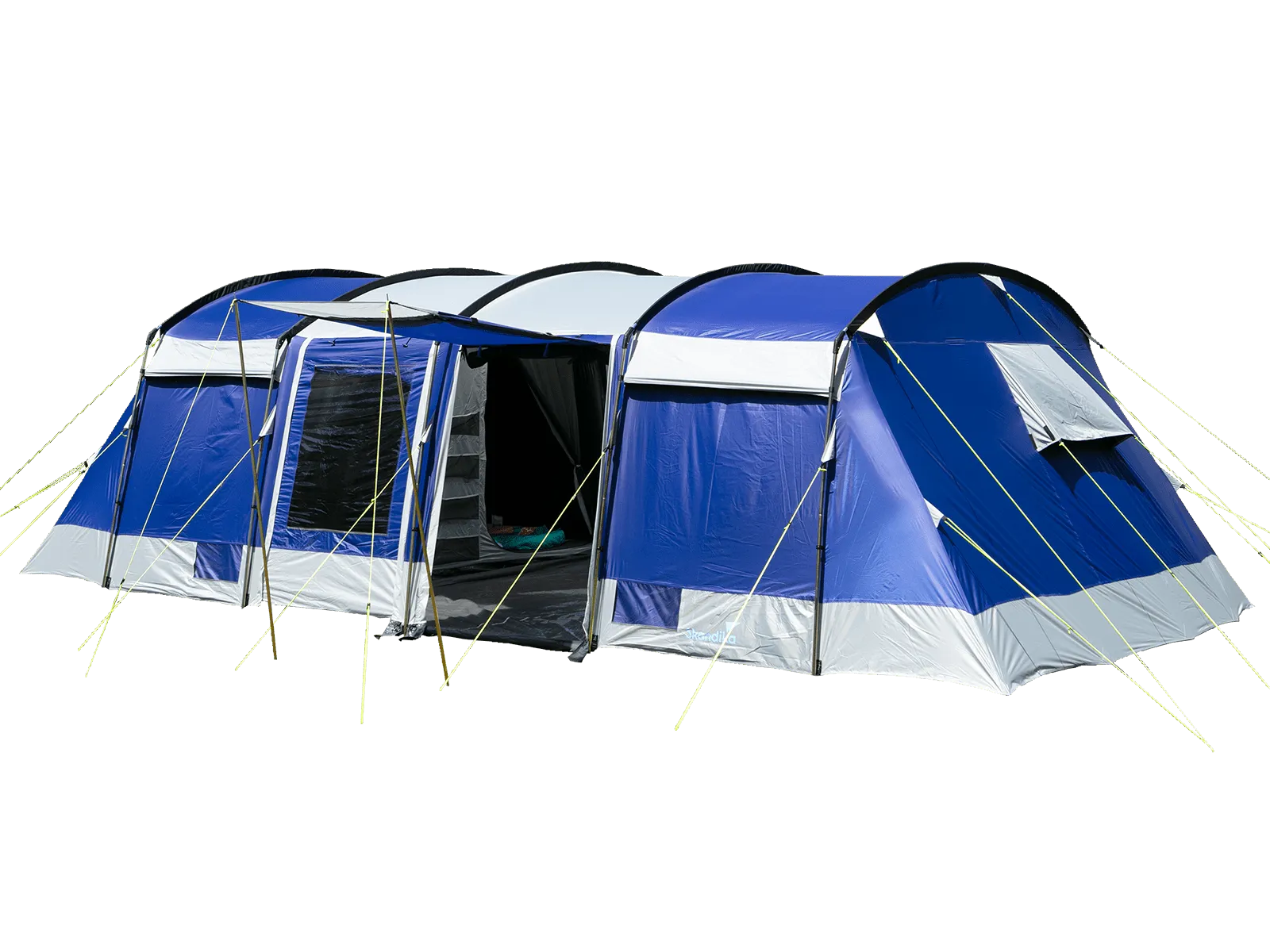 Skandika Montana 12 Tent Tunnel 8-Person in Dark Blue & Light Grey (SKA0053)