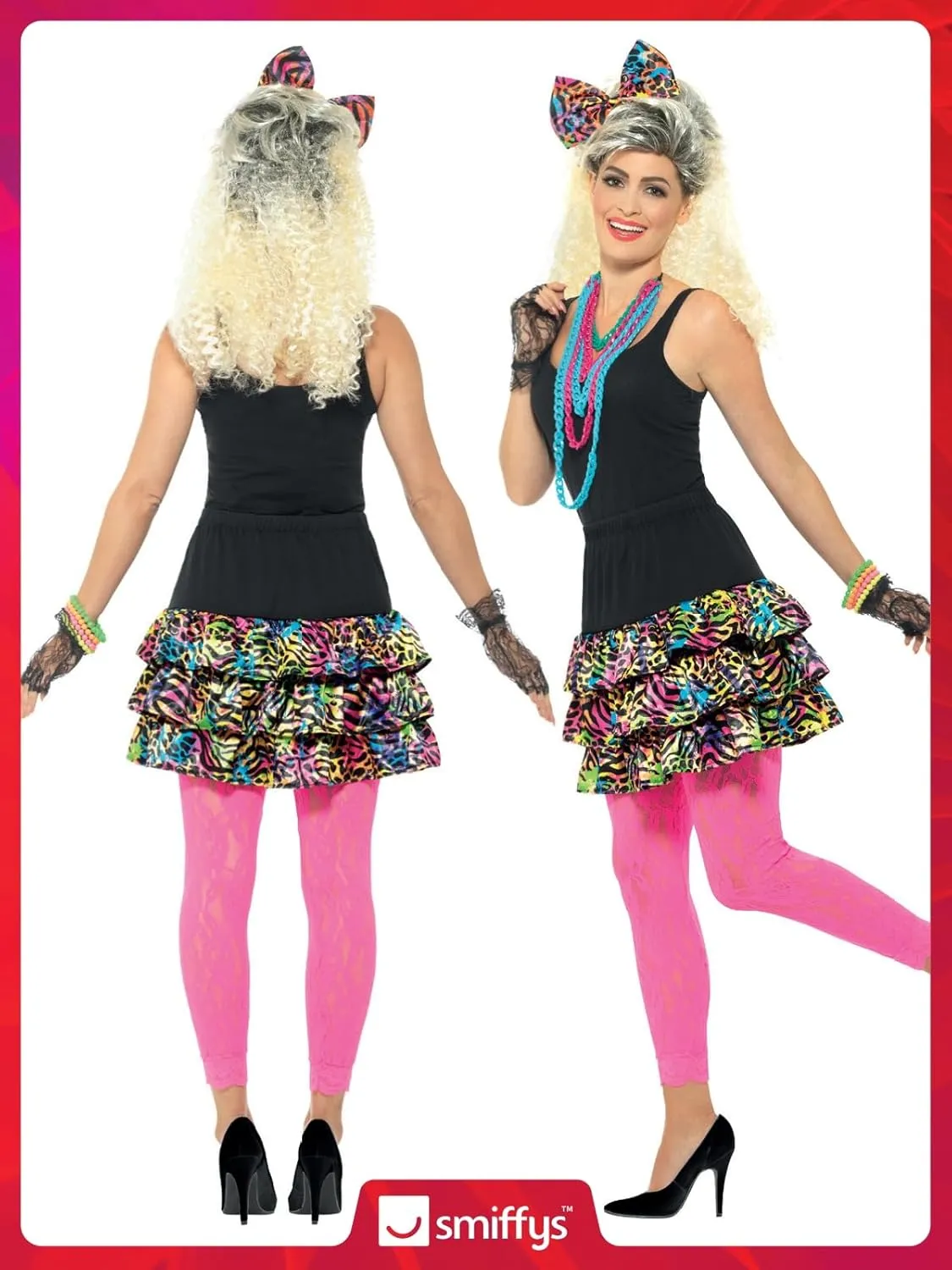 Smiffys Women's 80s Party Girl Kit
