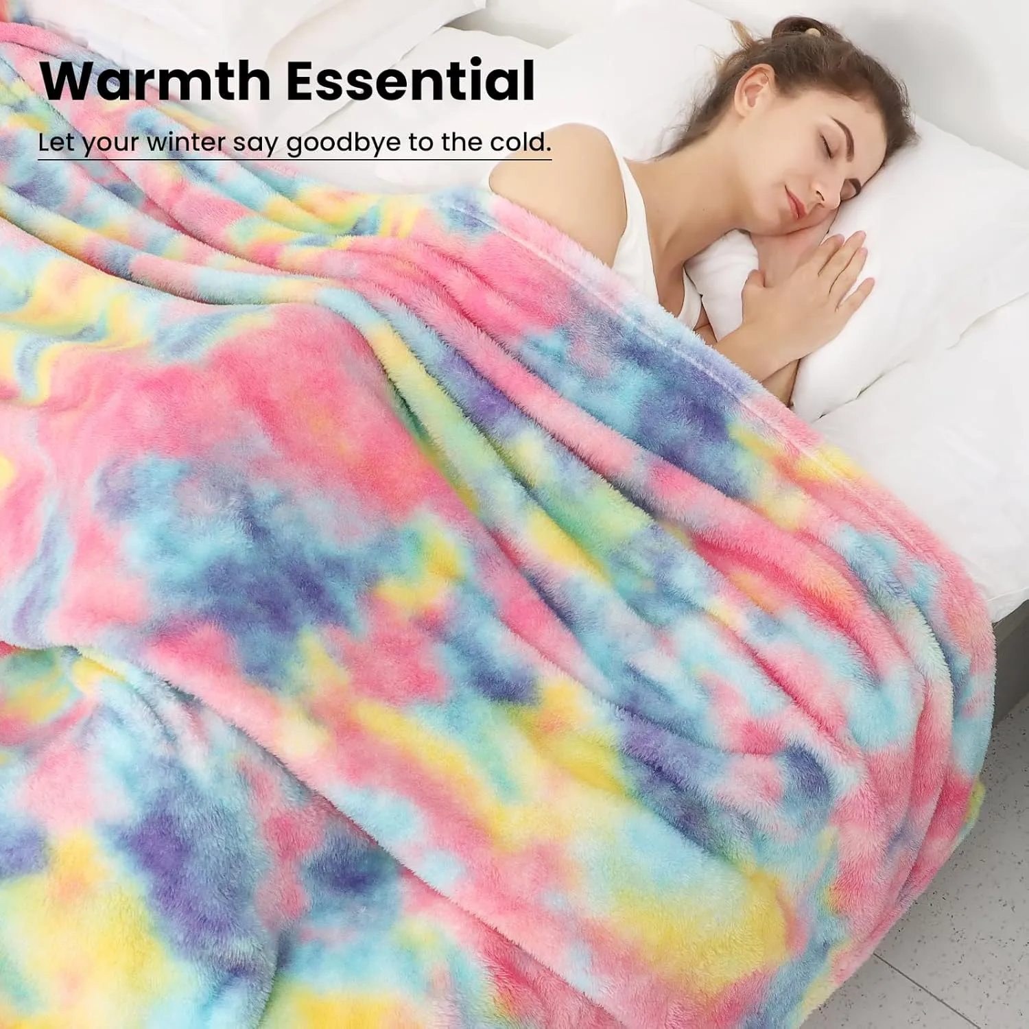Soft Blanket Lightweight Fleece Blankets Large Throw Blanket for Bed Queen