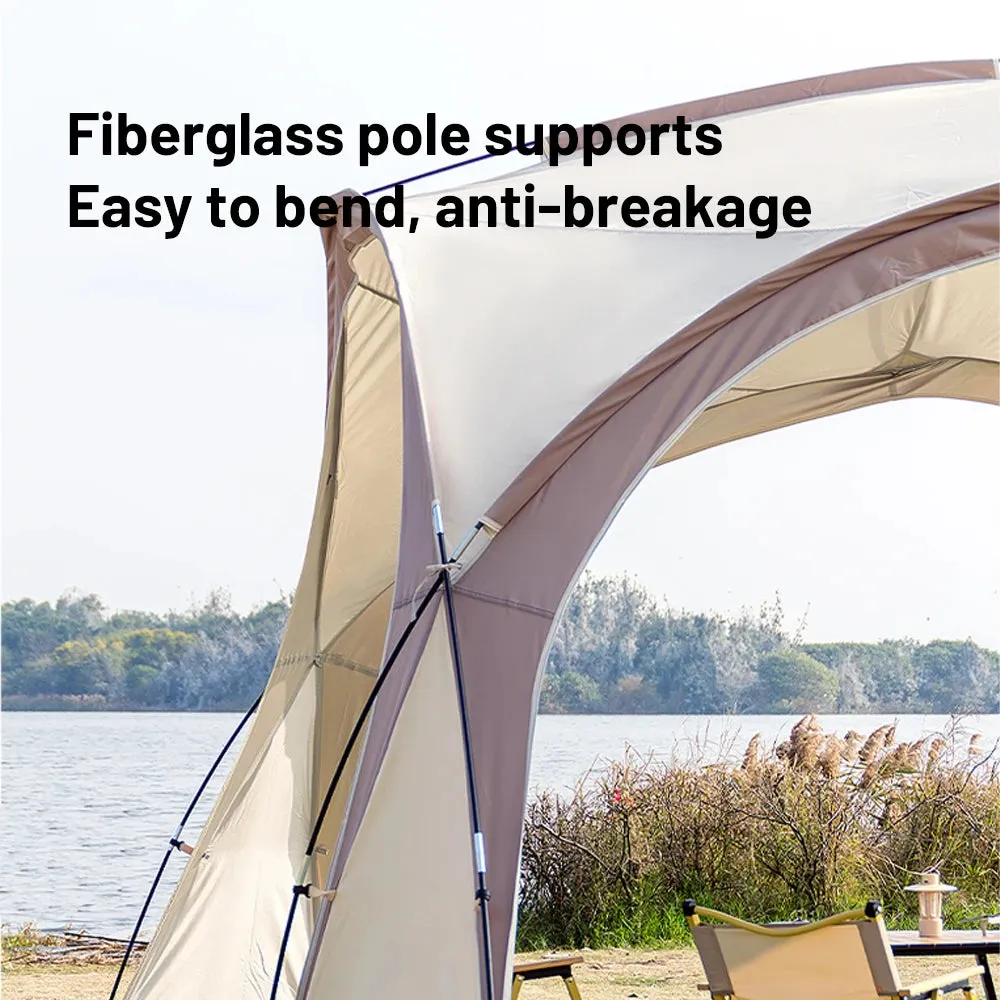 Sonuto Dome Canopy Large Tent - Outdoor Extra Large Camping Awning for Sun Protection, Hiking, Rainproof Pavilion, Anti-Mosquito