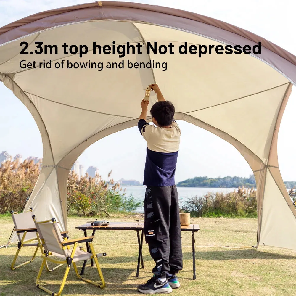 Sonuto Dome Canopy Large Tent - Outdoor Extra Large Camping Awning for Sun Protection, Hiking, Rainproof Pavilion, Anti-Mosquito