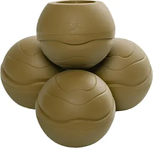 Stabilizing Rubber Ball Feet for Helinox Camping Chair - Durable Outdoor Chair Leg Cap, Help Stability on Rugged and Uneven Surfaces (Coyote TAN, 55mm)