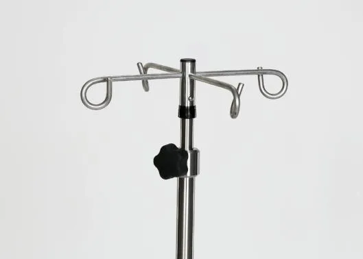 Stainless Steel 5-leg Space Saving IV Pole