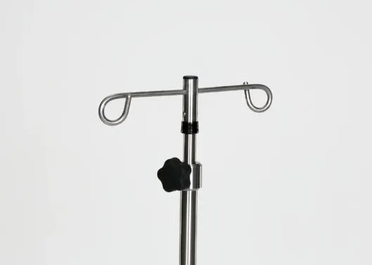 Stainless Steel 5-leg Space Saving IV Pole