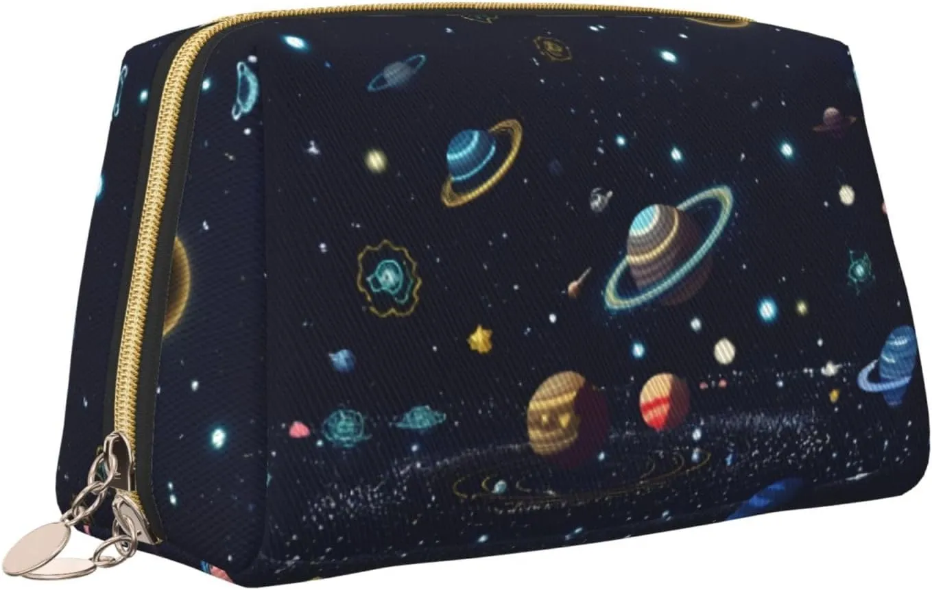 Star Constellation Map Toiletry Pouch, Travel-Friendly Makeup Organizer For Makeup Brushes, Lipsticks