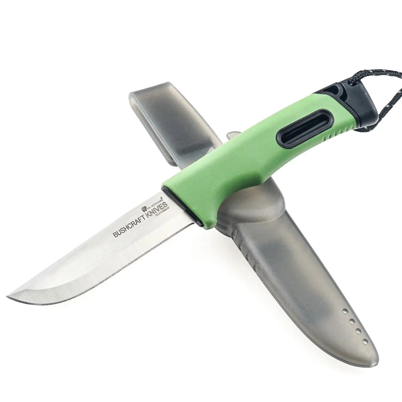 SURVIVAL MASTER 4 | 5CR15 | BLACK PP & GREEN TPR | TD-21A